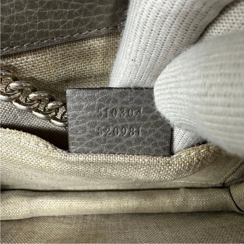 Gucci Olive Leather Shoulder Bag - Picture 10 of 14